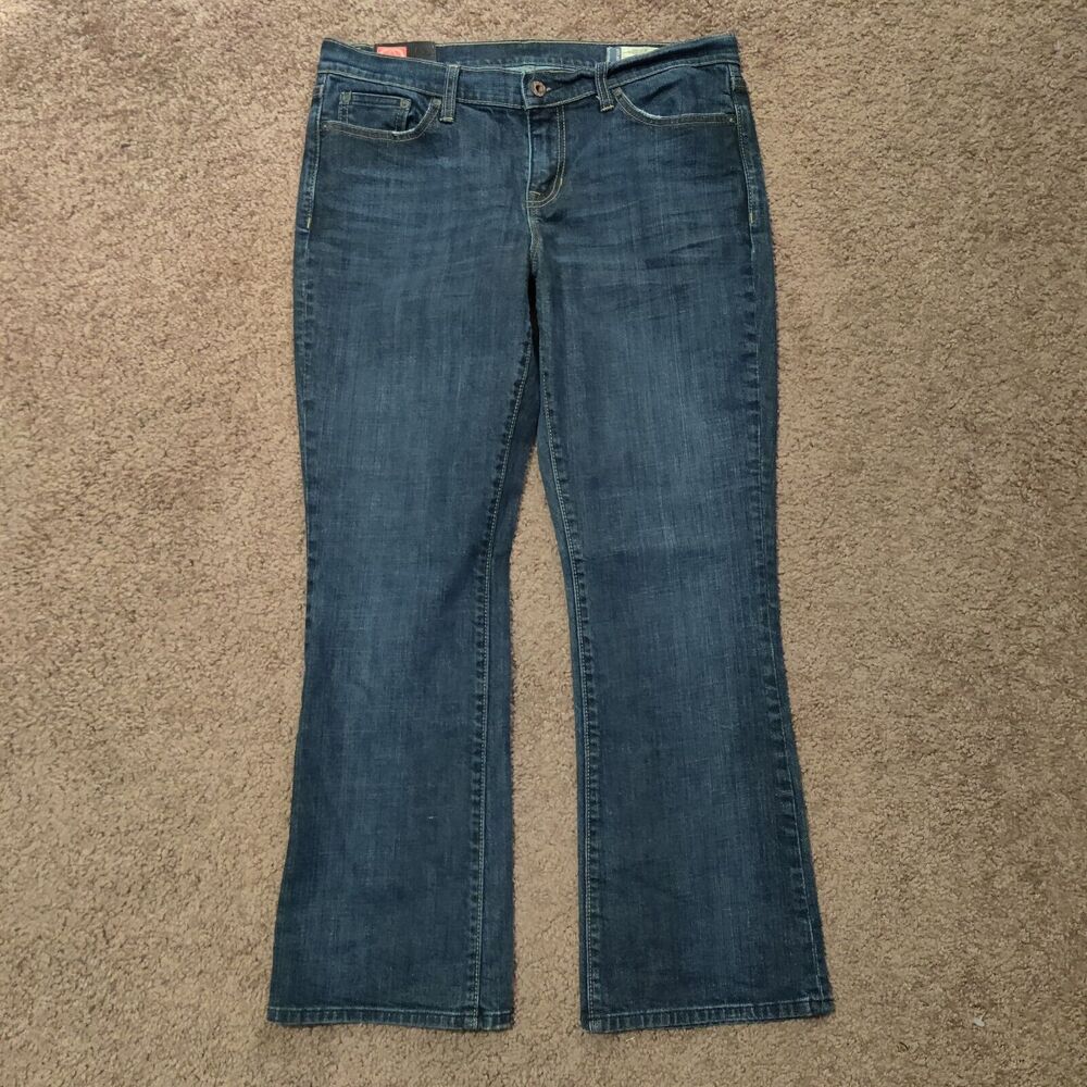 GAP 1969 Jeans Women Size 10A Blue Selvedge‎ Denim 32 x 27 Bootcut Western Pants